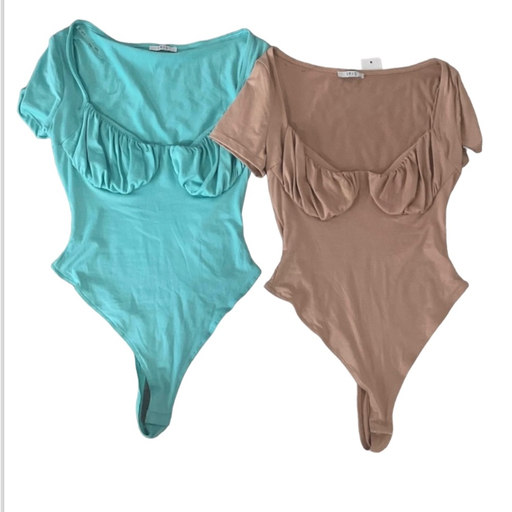 Two bodysuits size medium
